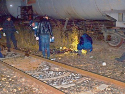 A murit carbonizat, electrocutat pe un vagon cisternă